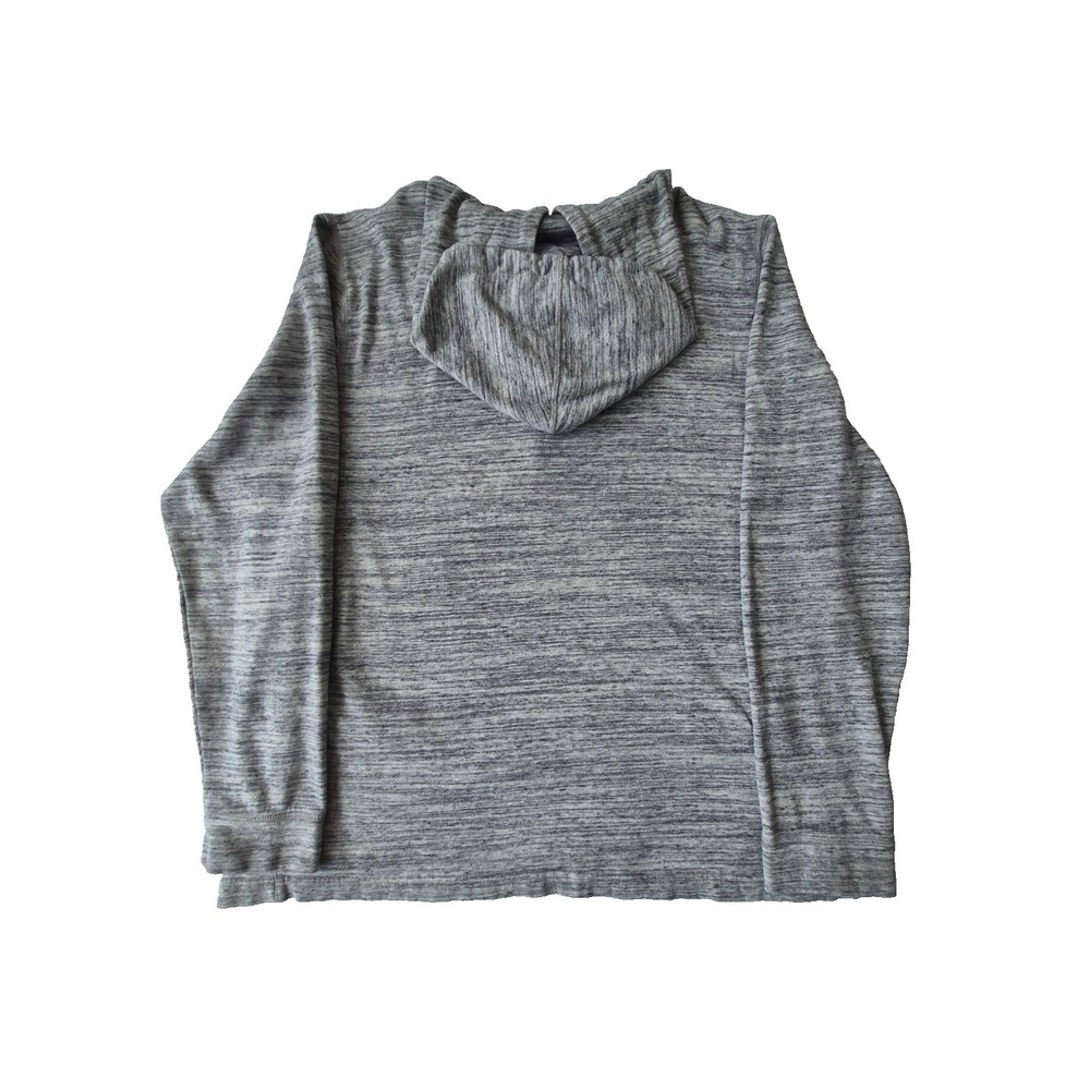 Lucky Brand Athletics Hoodie Mens XXL Gray Henley Pullover Fleece Sweatshirt - Picture 2 of 7